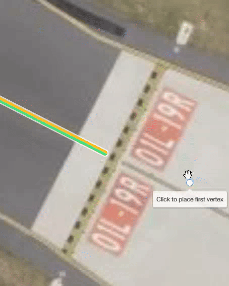 Animation demonstrating how to create a new lighting object and place its vertices on the map