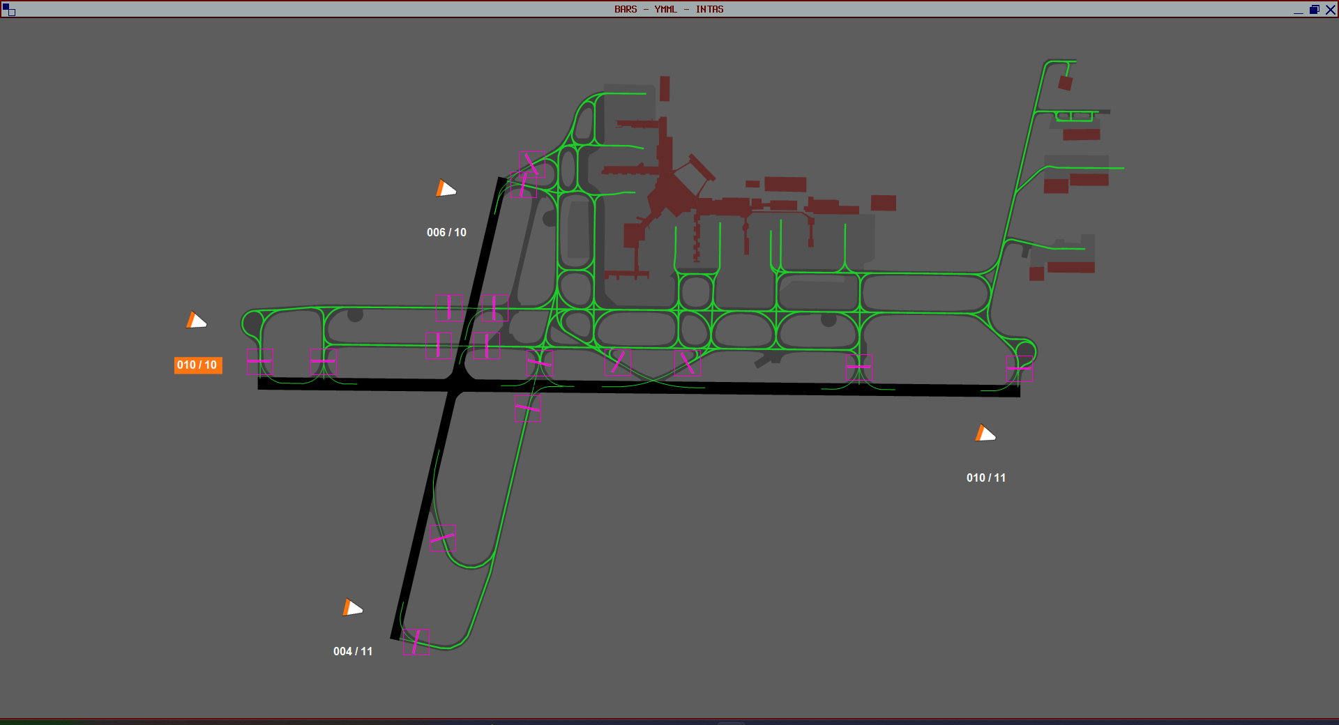 vatSys INTAS airport lighting window