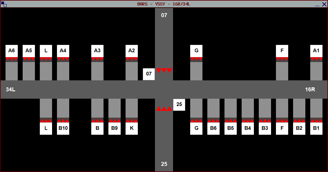 vatSys Legacy runway lighting window