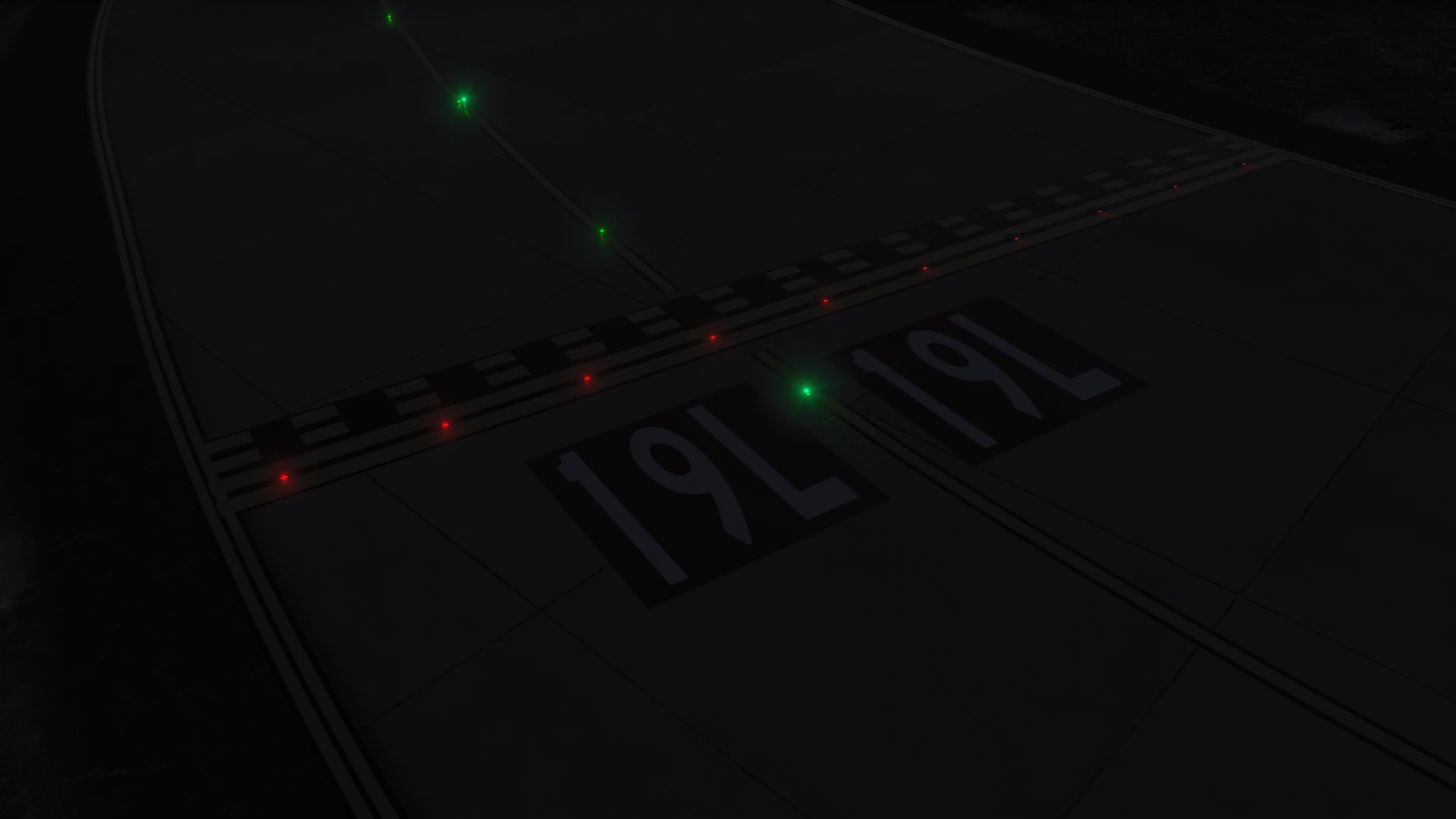 Simulator view showing all mapped lights active simultaneously during Testing Mode