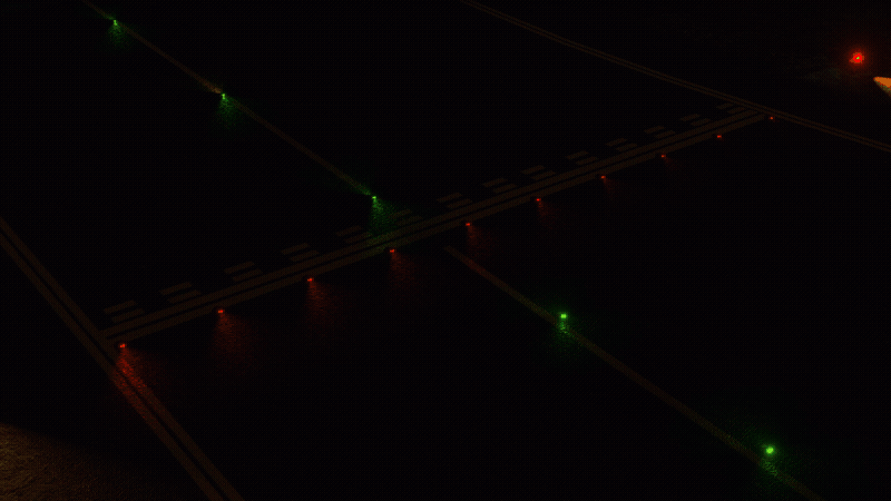 Debug Mode cycling through light states in the simulator