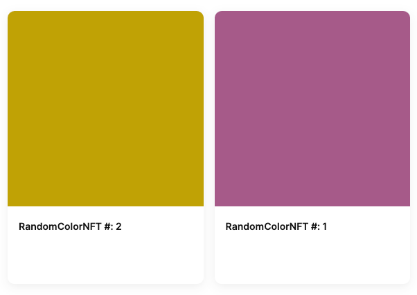 Random Color NFT