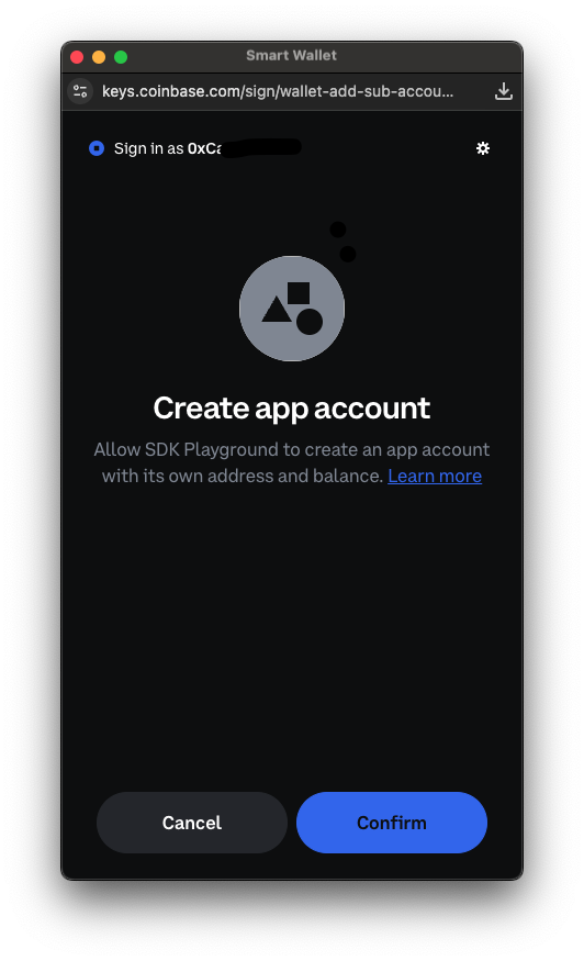 Sub Account Creation Flow