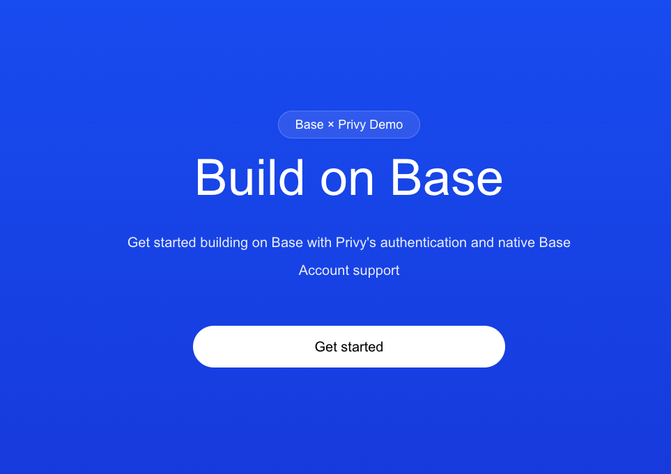 Base × Privy Demo