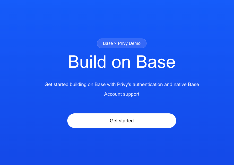 Base × Privy Demo