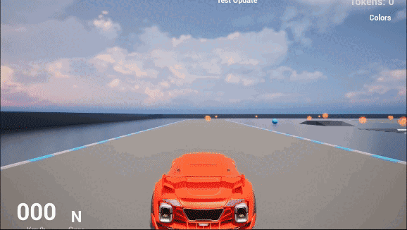 Color changing car nft