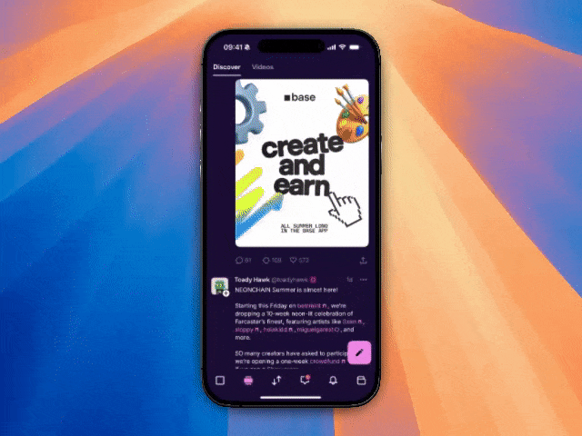Image of social feed with Mini Apps