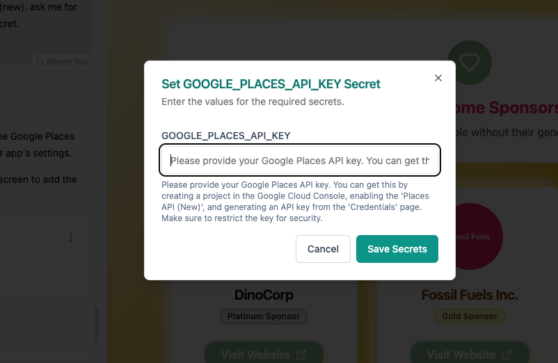 Setsecrets Pn