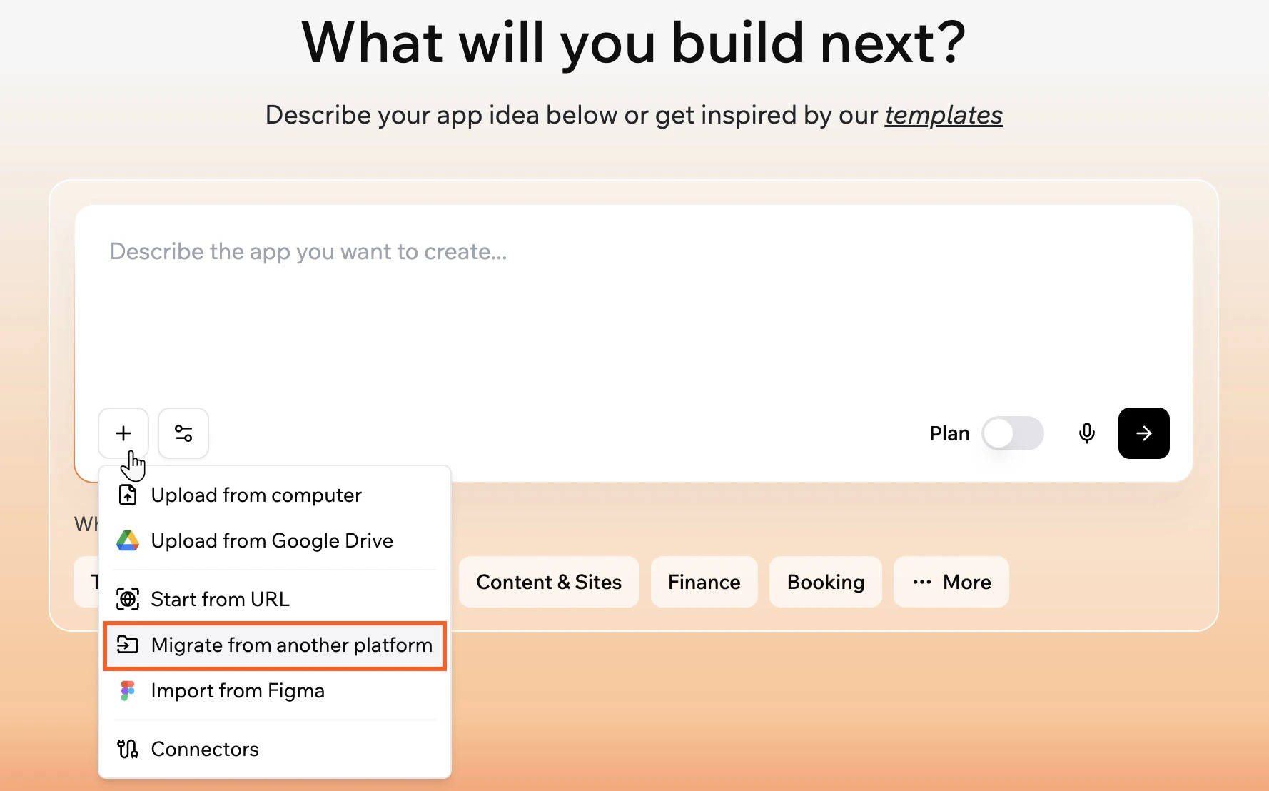 Migrating a project to Base44