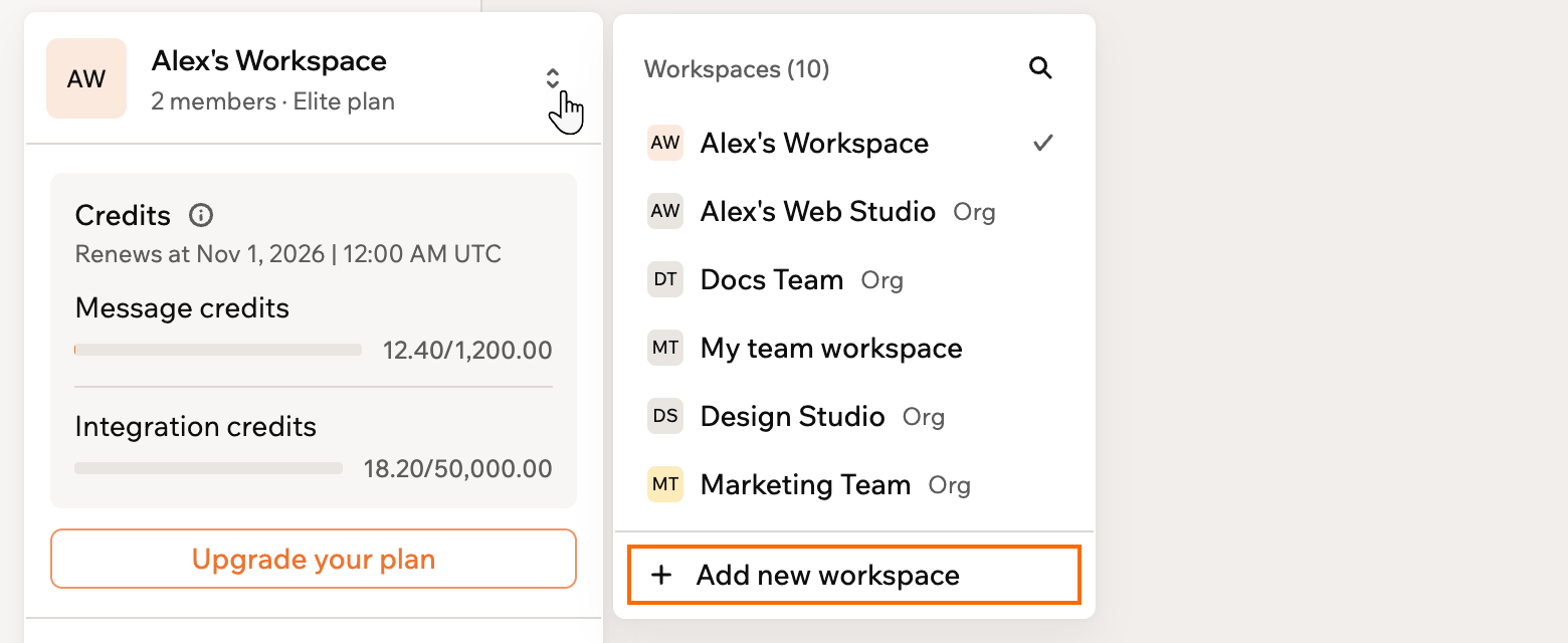 Managing a workspace - Base44 Support Documentation