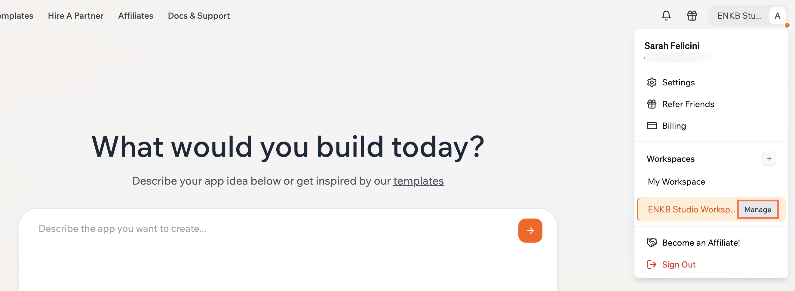 Accessing your Base44 enterprise workspace