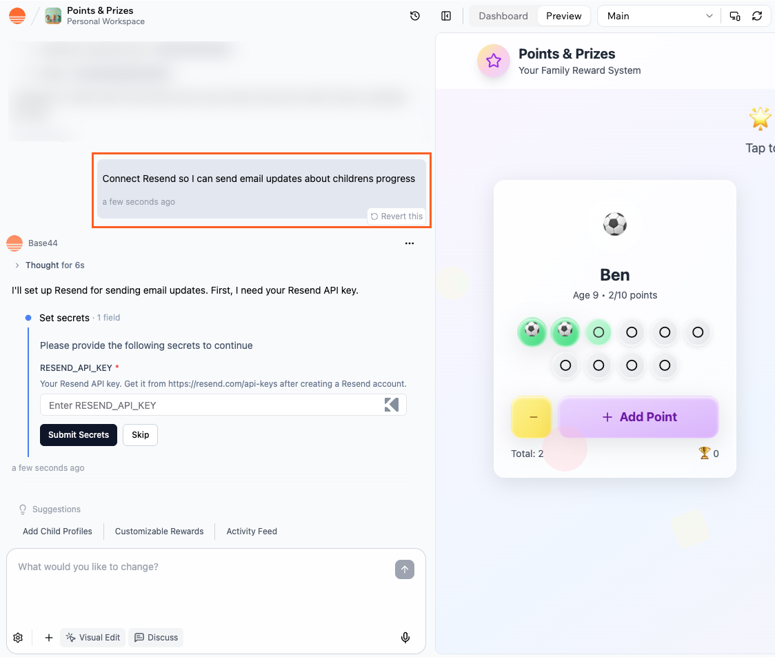 Setting up Resend on your Base44 app to send emails Setting up Resend on your Base44 app to send emails