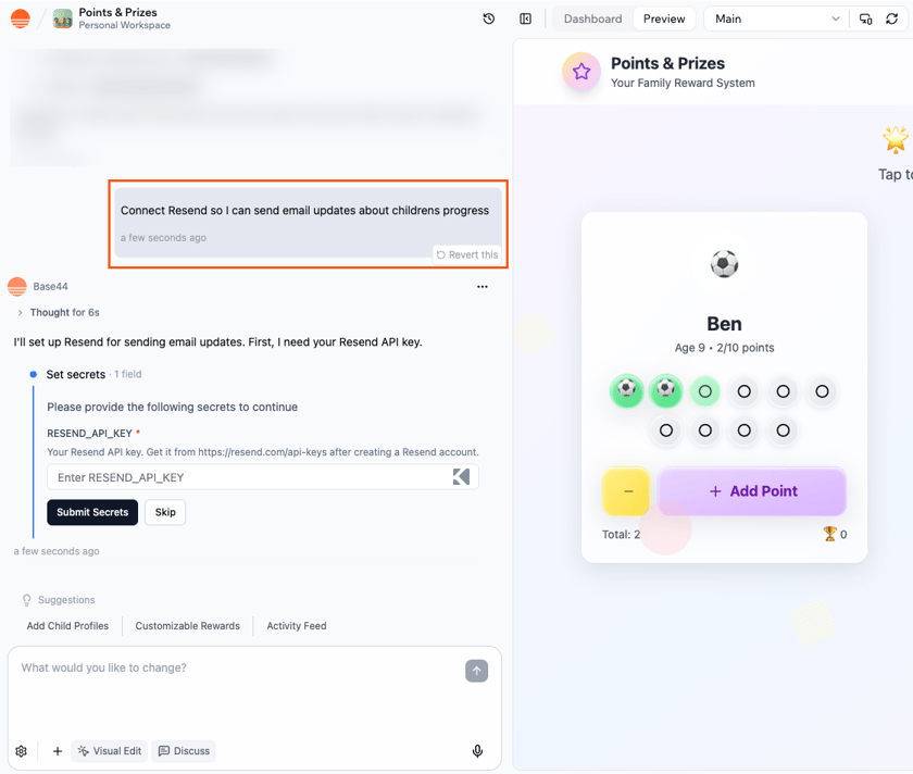 Send Back Application Sending emails from your app - Base44 Support Documentation