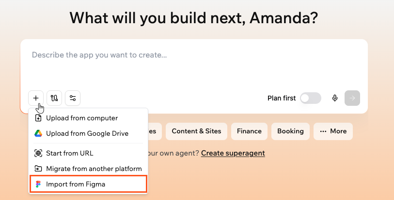 Criando um aplicativo - Base44 Support Documentation