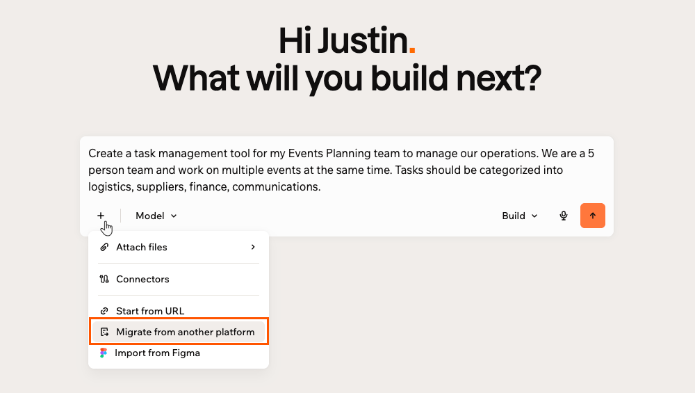 Migrating a project to Base44