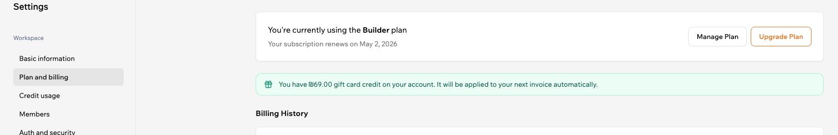 Billing and plans - Base44 Support Documentation
