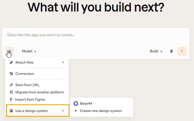 Choosing a design system when starting a new app