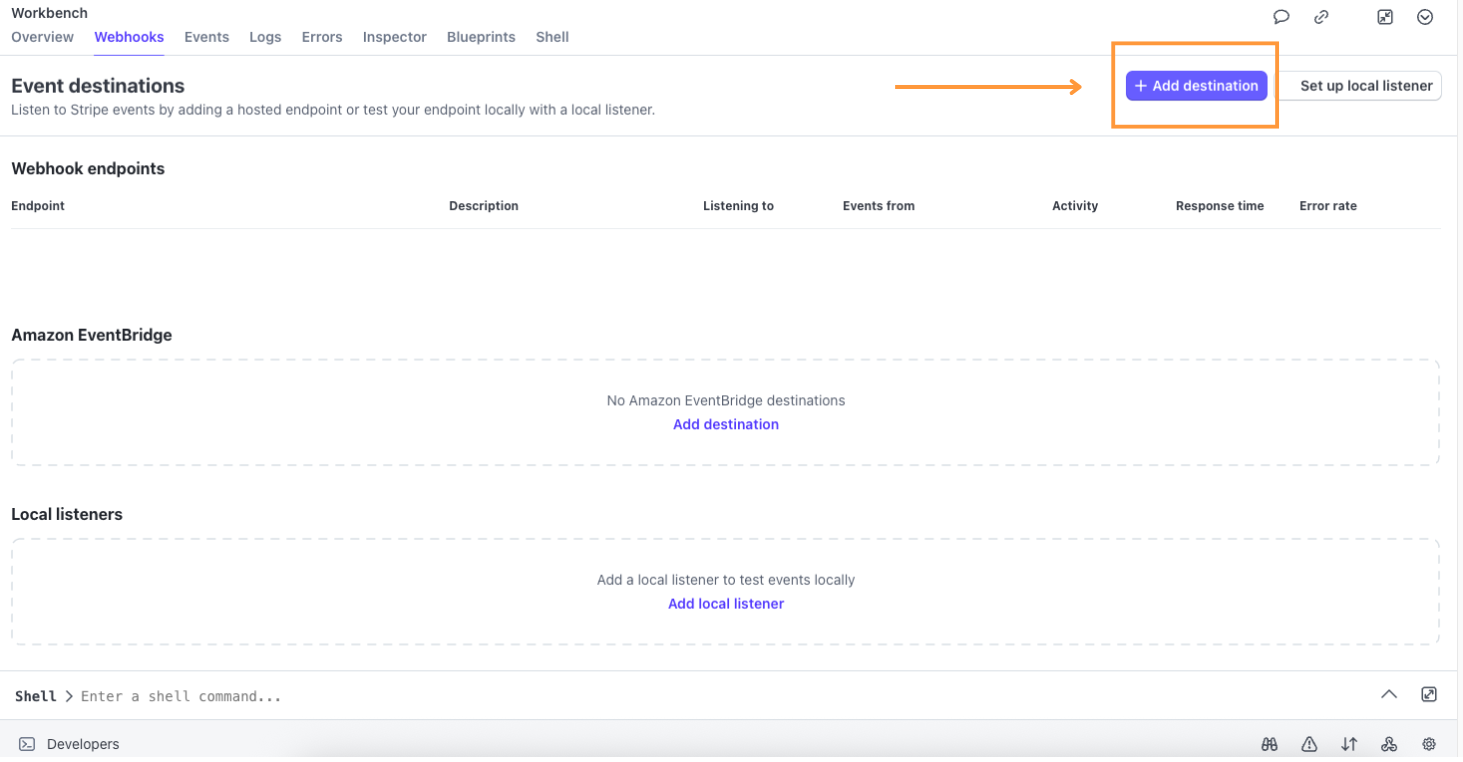 3 Add Event Destinations Pn
