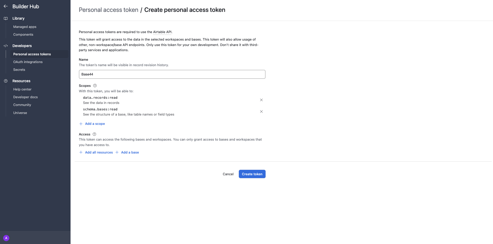 Airtable Builder Hub Pn