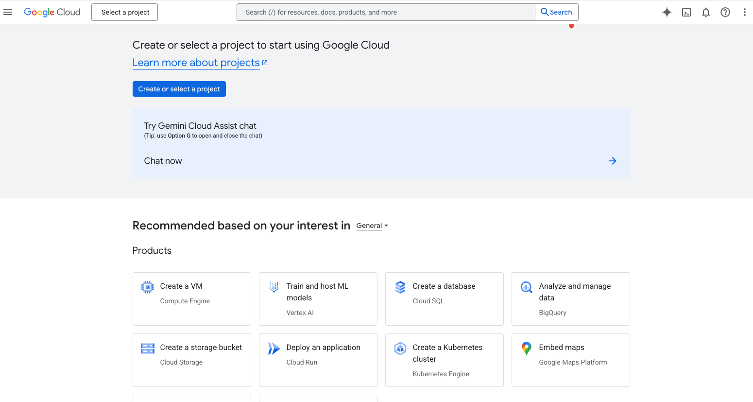 Google Cloud Console Pn