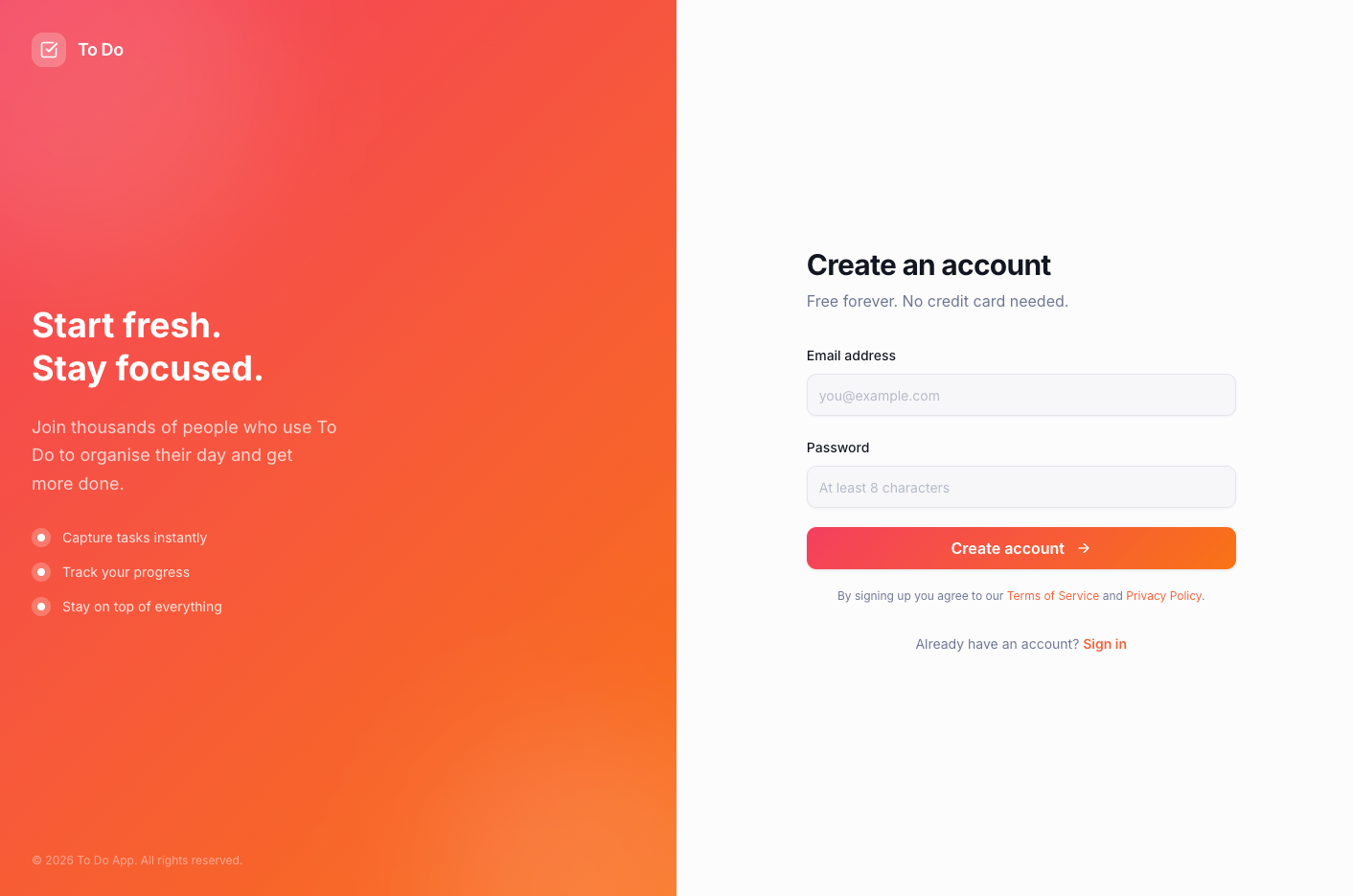 Custom Login