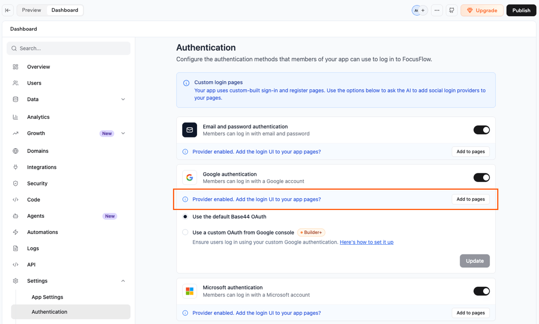 Base 44 Log In Managing login and registration - Base44 Support Documentation