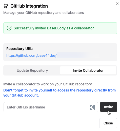 Invite collaborators to your GitHub repository