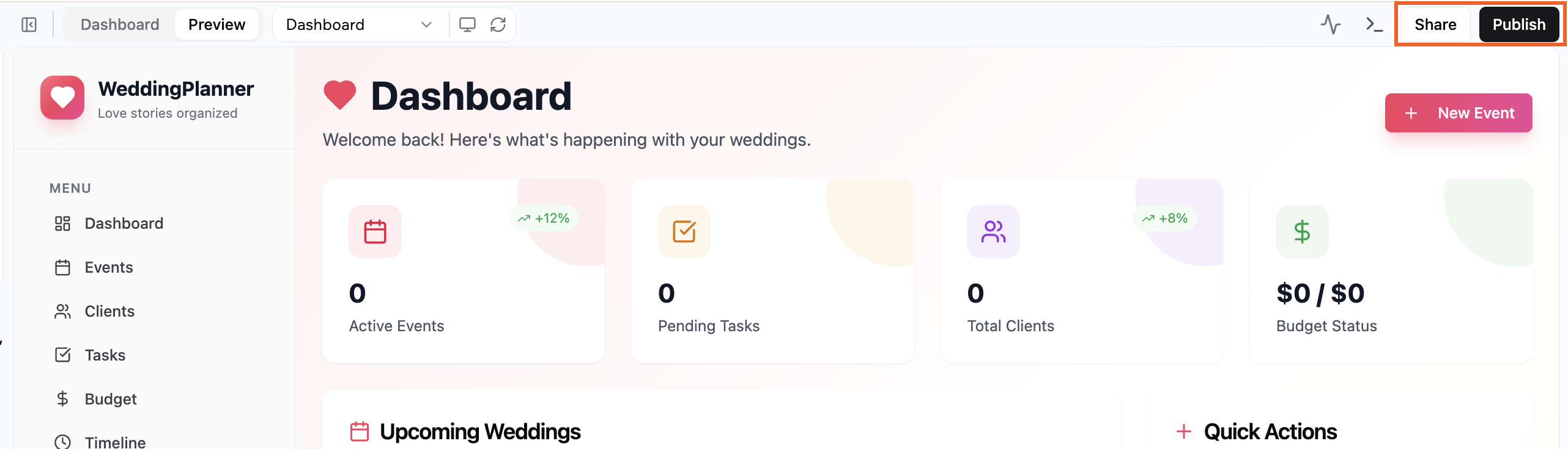 Sharing and publishing your Base44 app Sharing and publishing your Base44 app