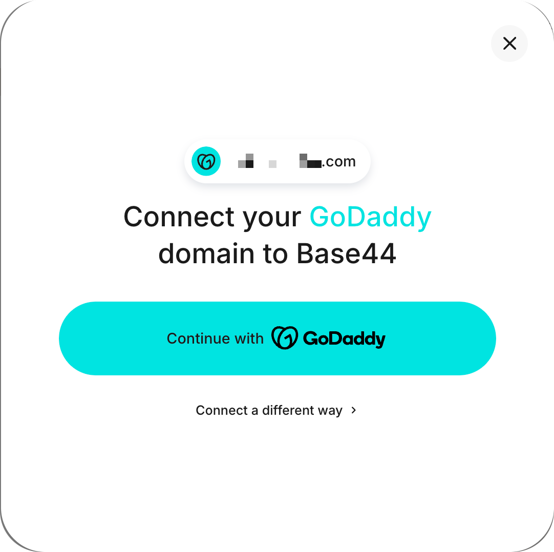Bei deinem Domain-Anbieter anmelden, um dein DNS einzurichten