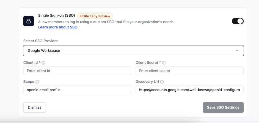 SSO Google4 Pn SSO Google4 Pn