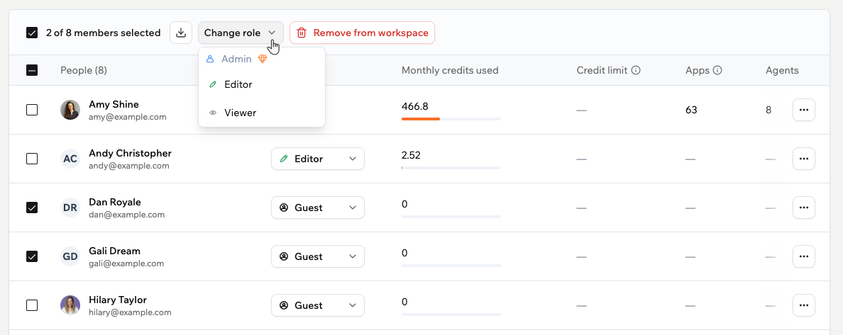 Managing your workspace members - Base44 Support Documentation