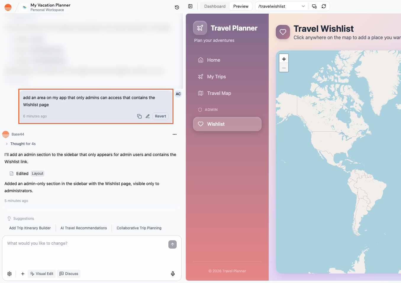 Creating an admin-only area on your app
