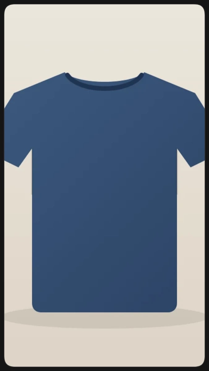 An image chart showing the product photo of the Everyday Crew Tee from the image URL in the products table