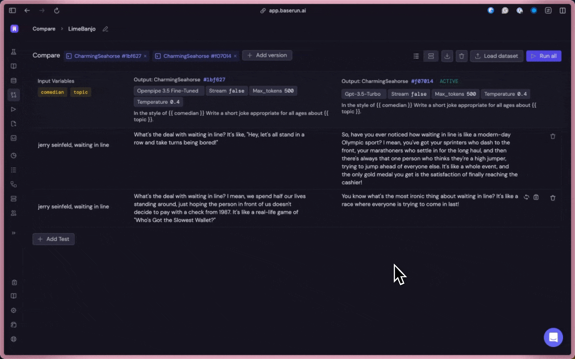 Save as the active version