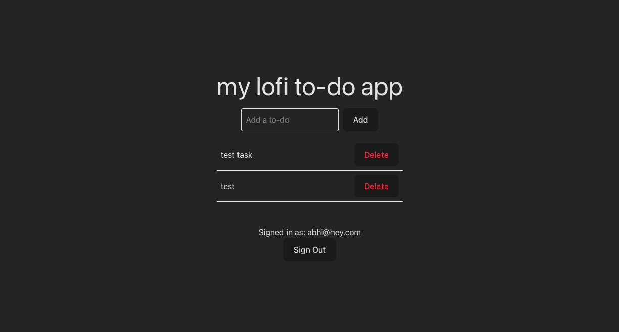 delete task