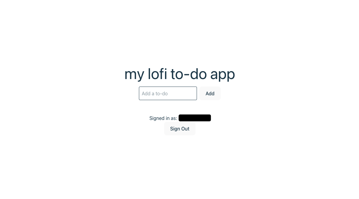 signed in