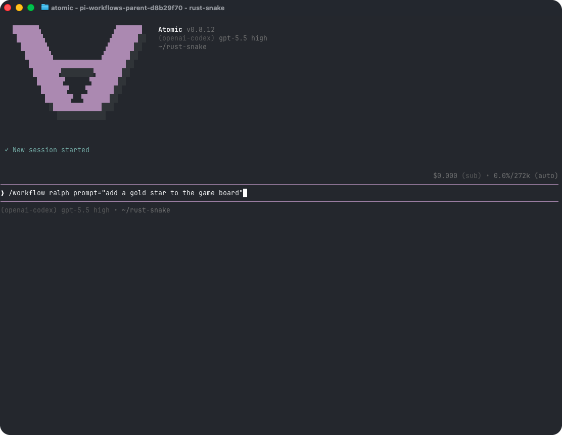 Running a Workflow Command