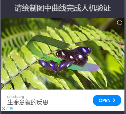 描绘轨迹验证码效果展示