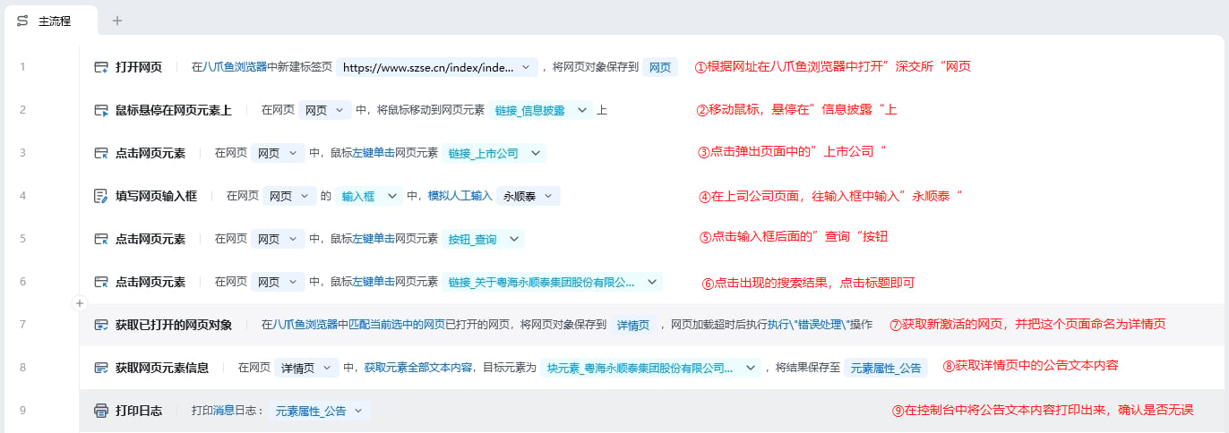 网页自动化案例