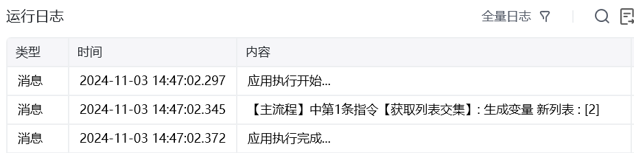 获取列表交集效果展示