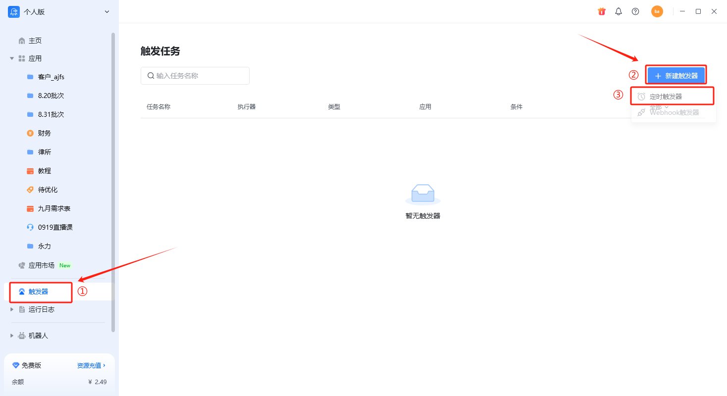 定时触发器 - 作用