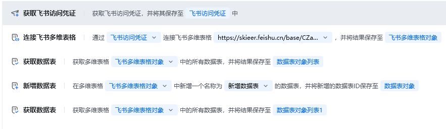 新增数据表使用示例