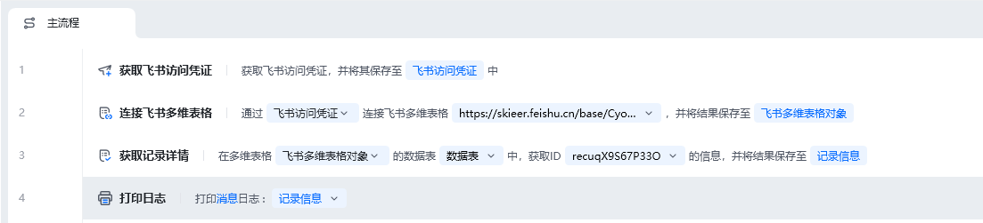 获取记录详情使用示例