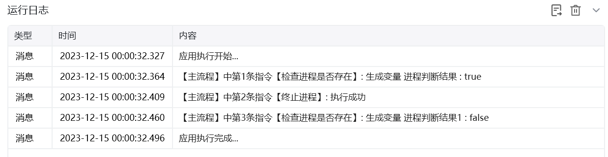 终止进程效果展示