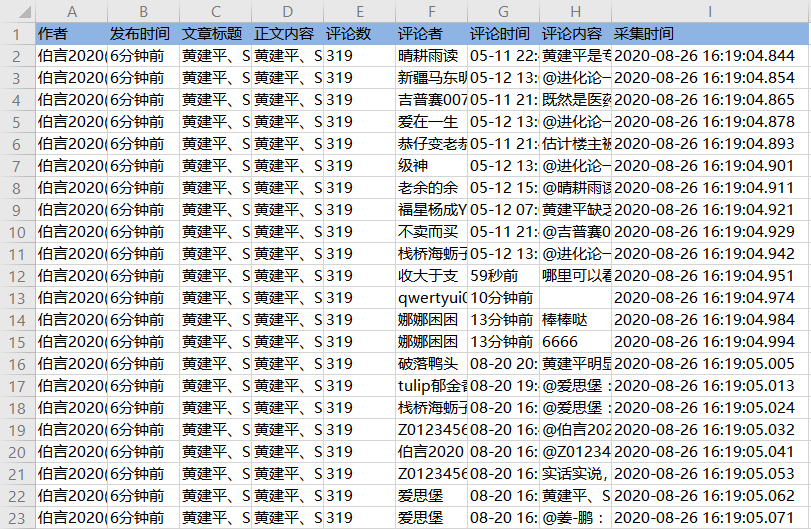 【雪球】热帖评论采集