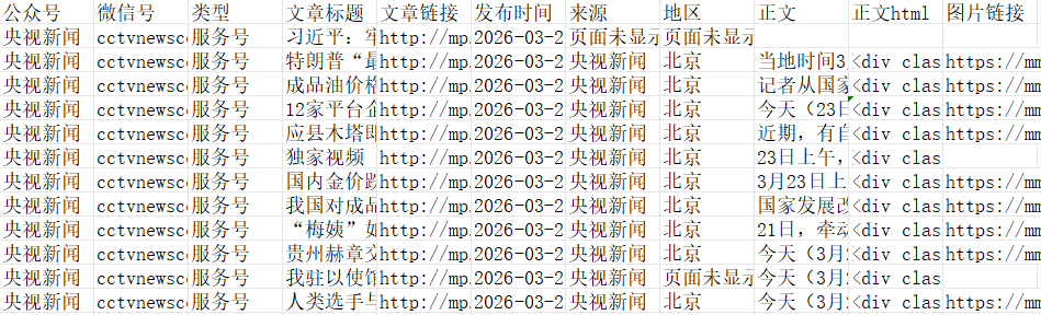 【微信公众号】文章采集(反爬较严重)