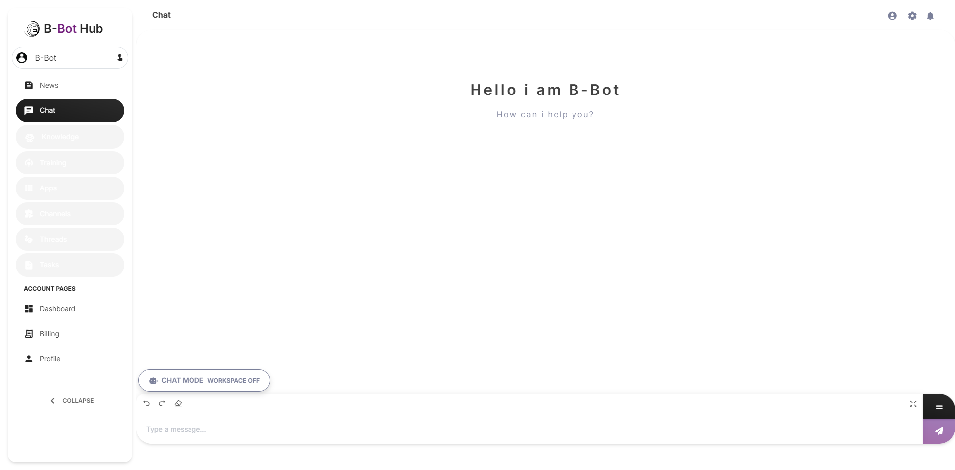Chat Interface Overview