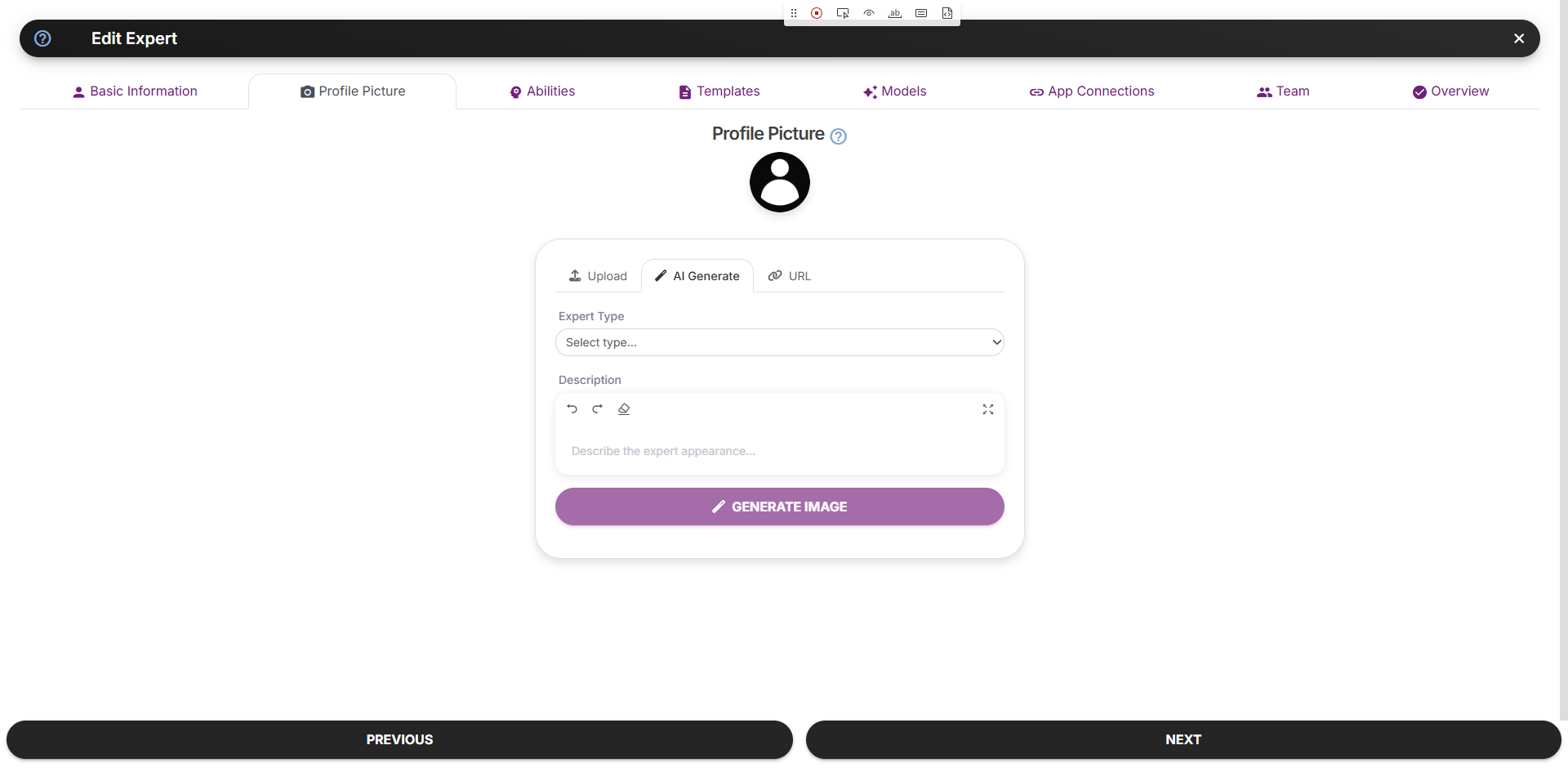 AI Generate Profile Picture