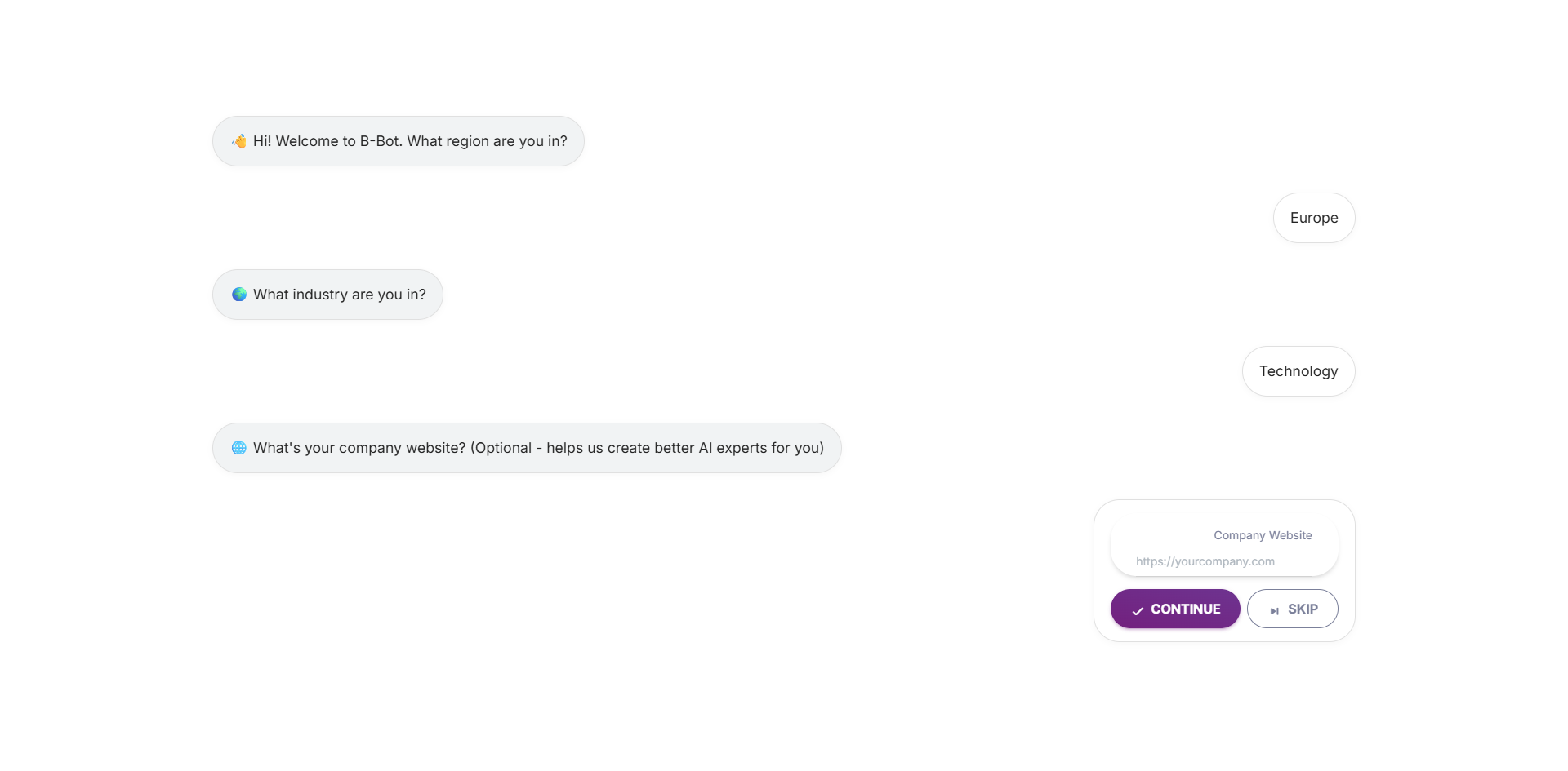 B-Bot Hub Onboarding