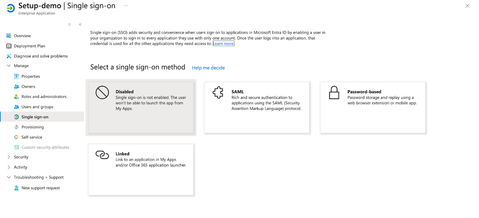 Basic SAML Configuration